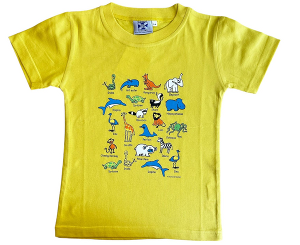 Alphabet ABC Animal Children's T-shirt