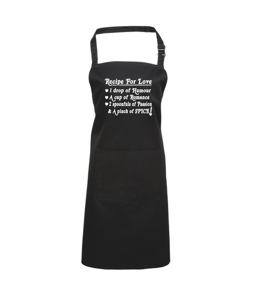 Recipe for Love.  Apron