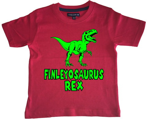 Personalised ''Name''-O-Saurus Rex Children's T-Shirt