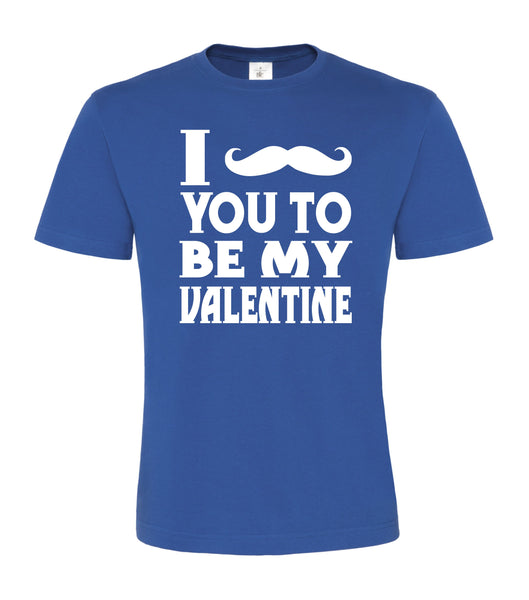 I Mustache you to be my Valentines. Mens Tshirt