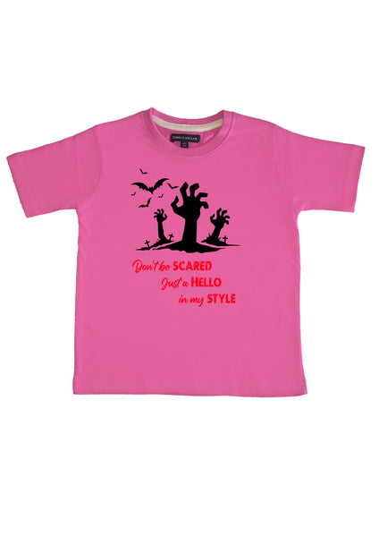 Don't be scared just a Hello in my style Halloween Children's T-Shirt